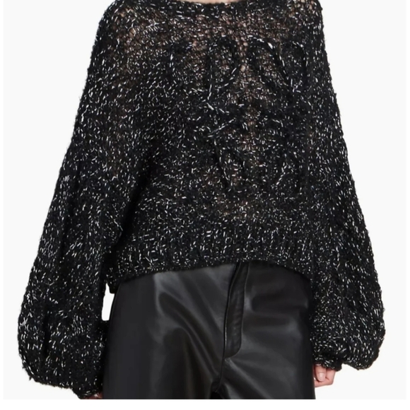 Loewe Anagram Metallic Mohair Sweater - Picture 1 of 6